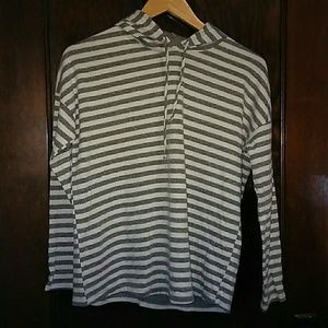 Striped hoodie